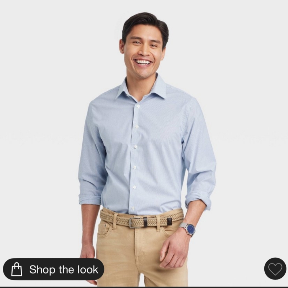 Goodfellow & Co Men's Sky Blue Dress Shirt